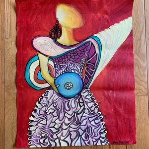 Goddess of Earth- an original acrylic painting